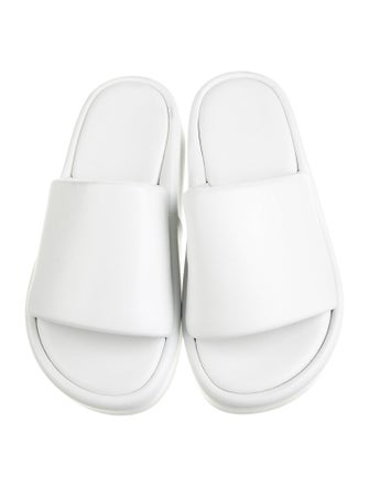Balenciaga Leather Slides
