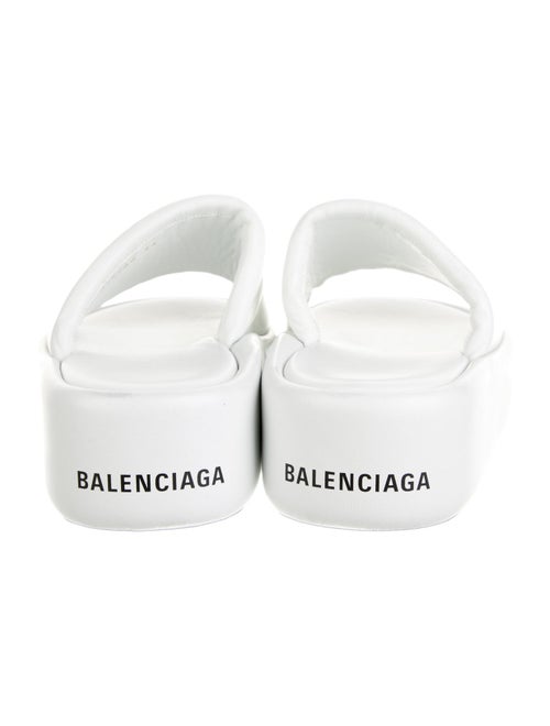 Balenciaga Leather Slides