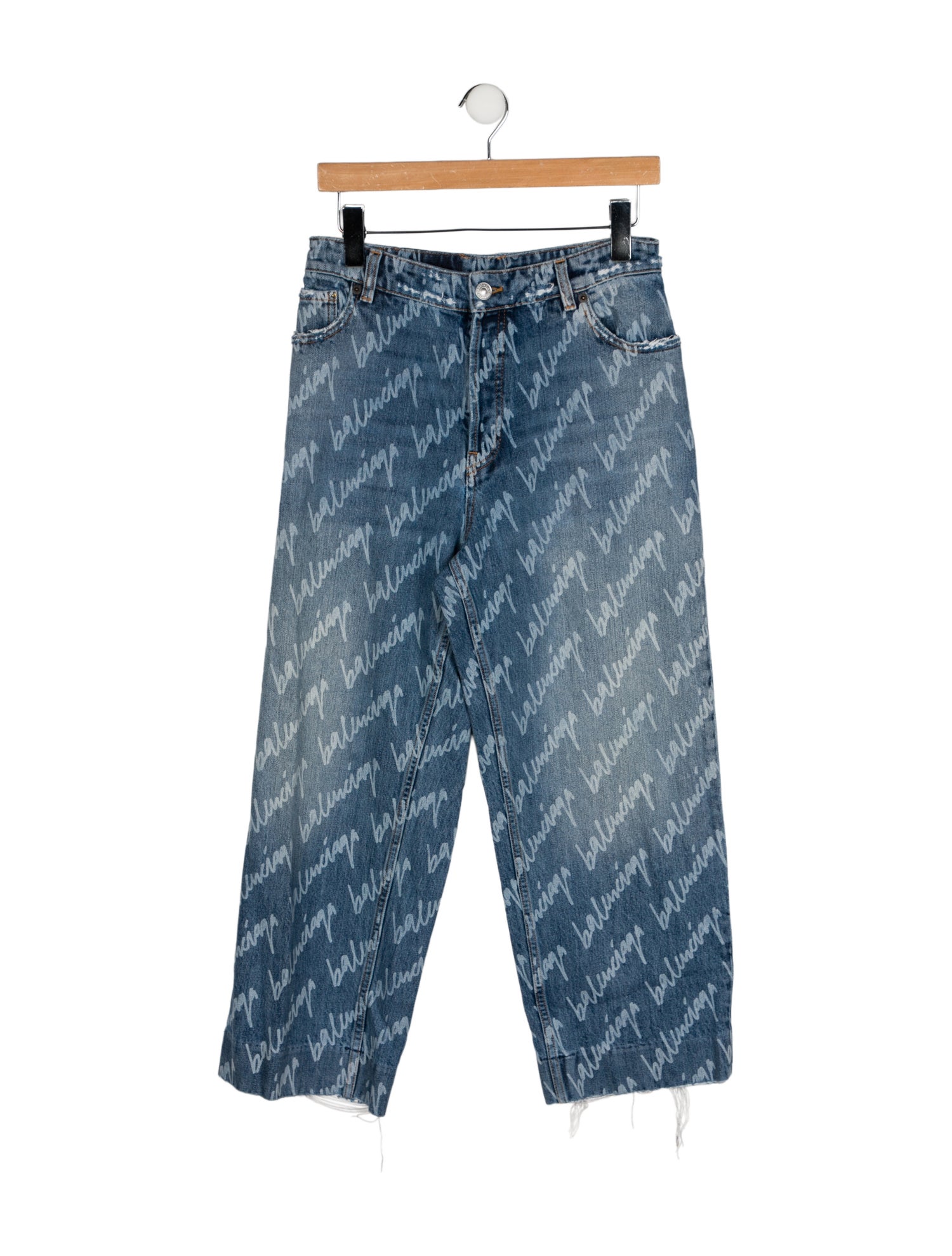 Balenciaga 2021 Wide Leg Jeans