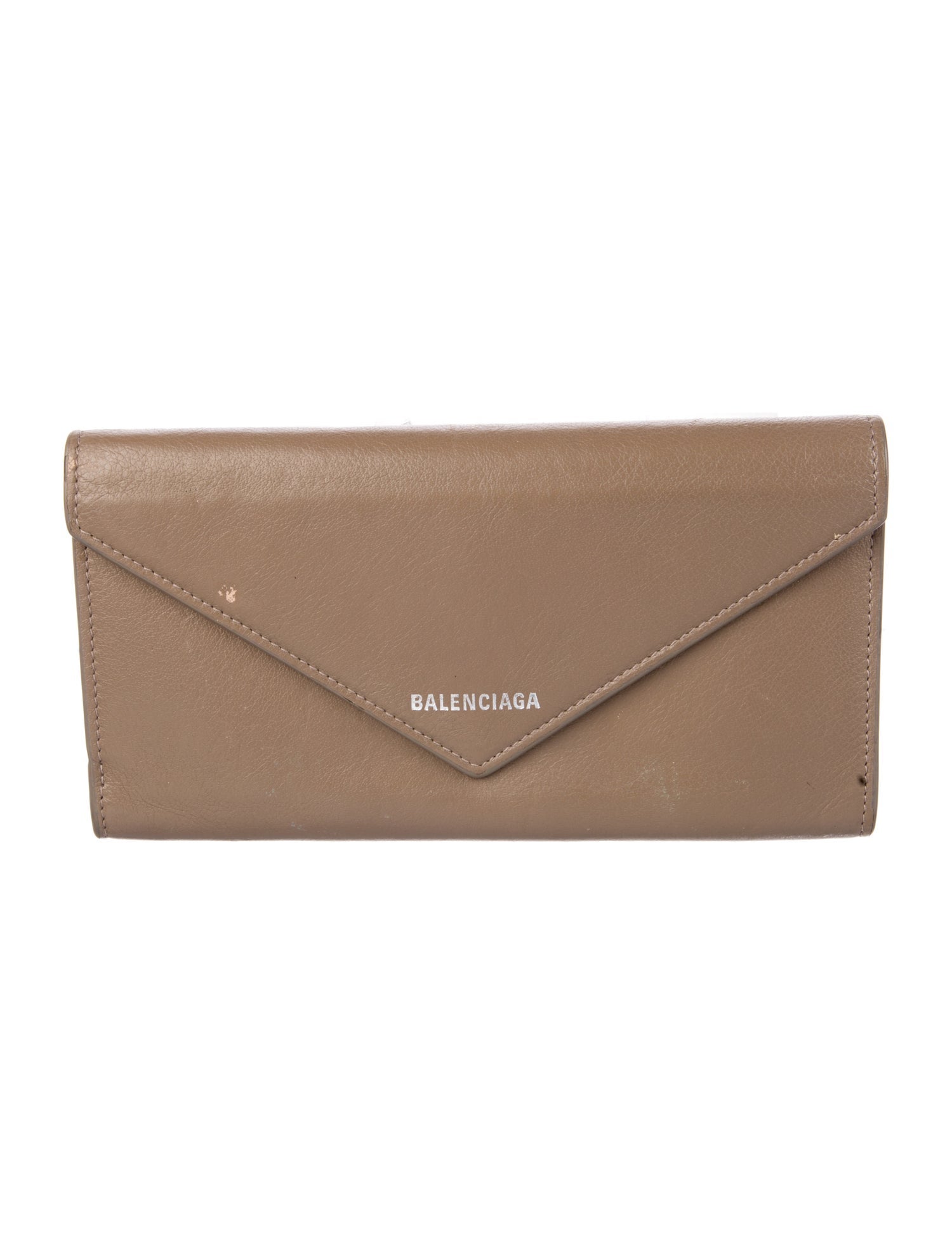 Balenciaga Leather Continental Wallet