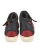 Balenciaga Leather Colorblock Pattern Sneakers