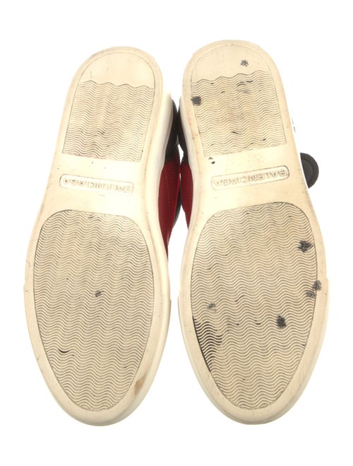 Balenciaga Leather Colorblock Pattern Sneakers