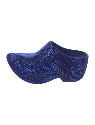 Balenciaga Rubber Crystal Embellishments Loafers