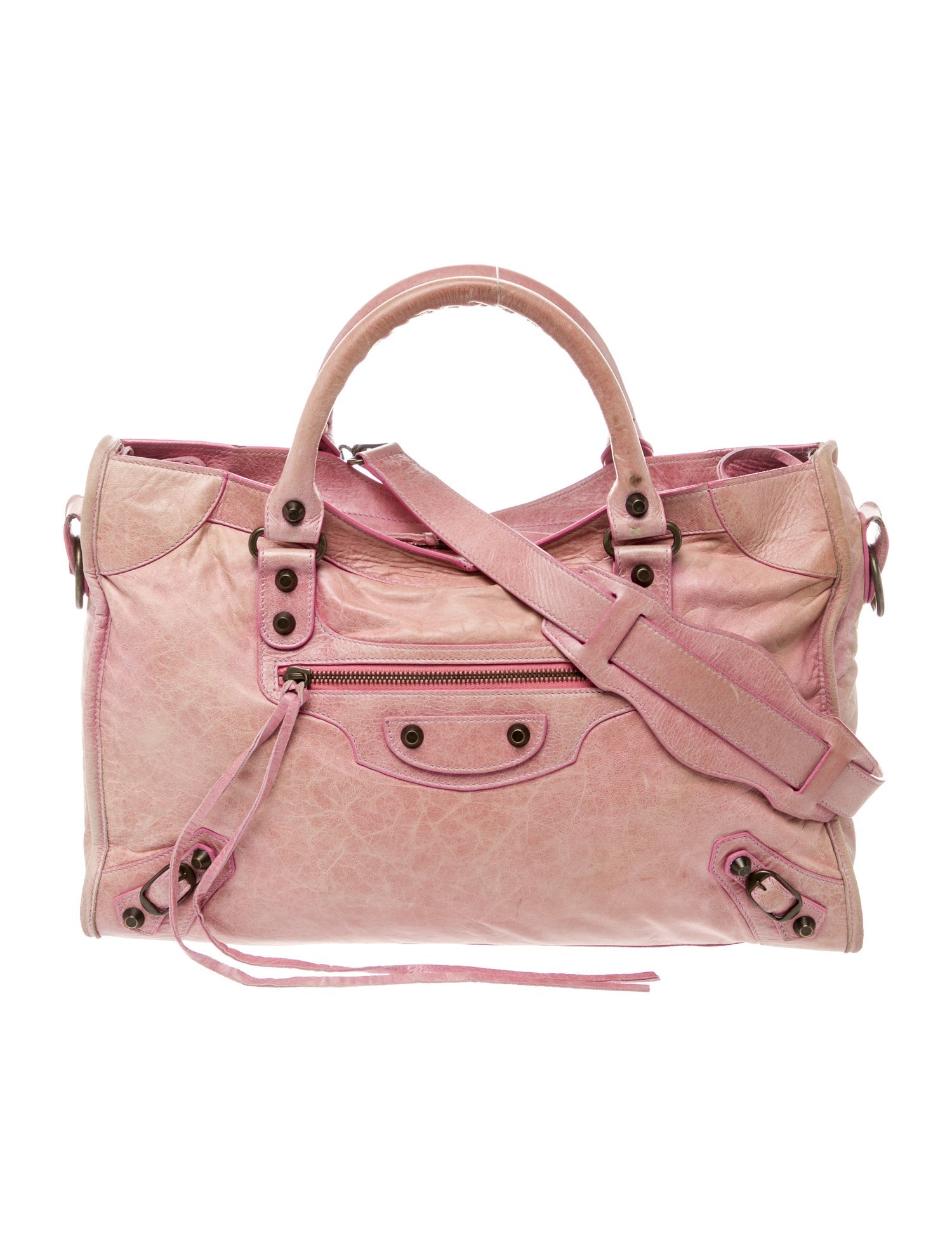 Balenciaga Leather Motocross Classic City