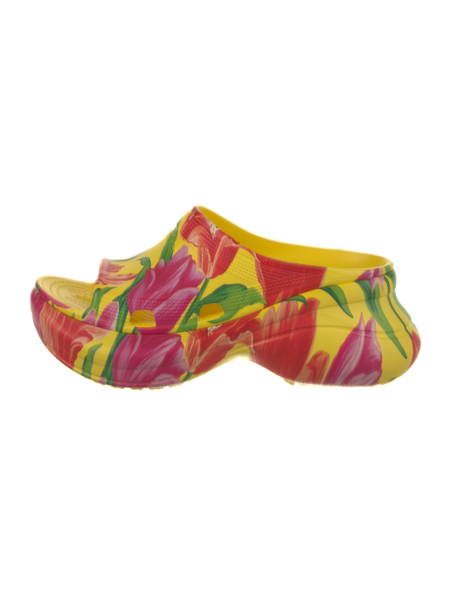 Balenciaga Rubber Printed Slides