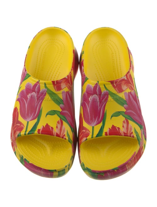 Balenciaga Rubber Printed Slides