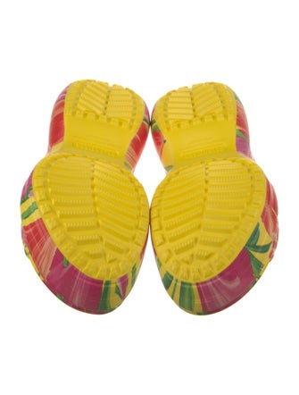 Balenciaga Rubber Printed Slides