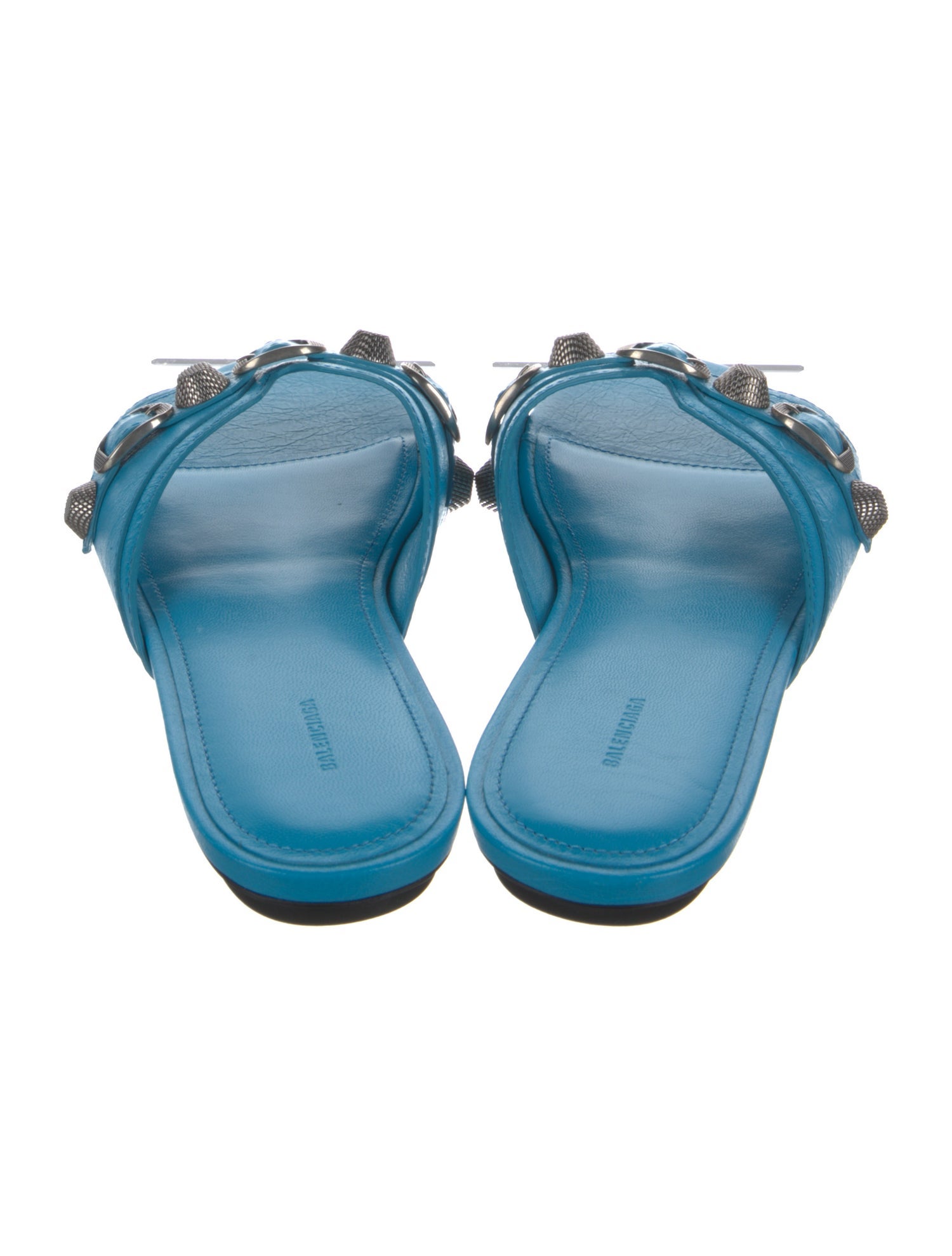 Balenciaga Leather Slides