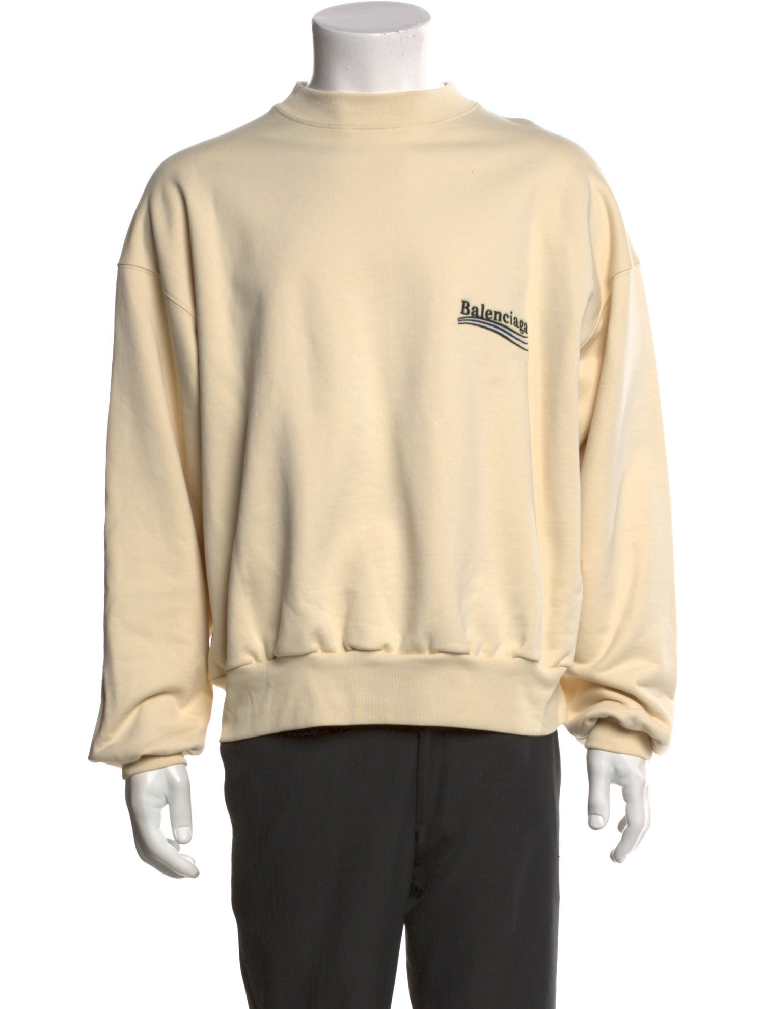 Balenciaga 2021 X Political Campaign Logo Sweatshirt