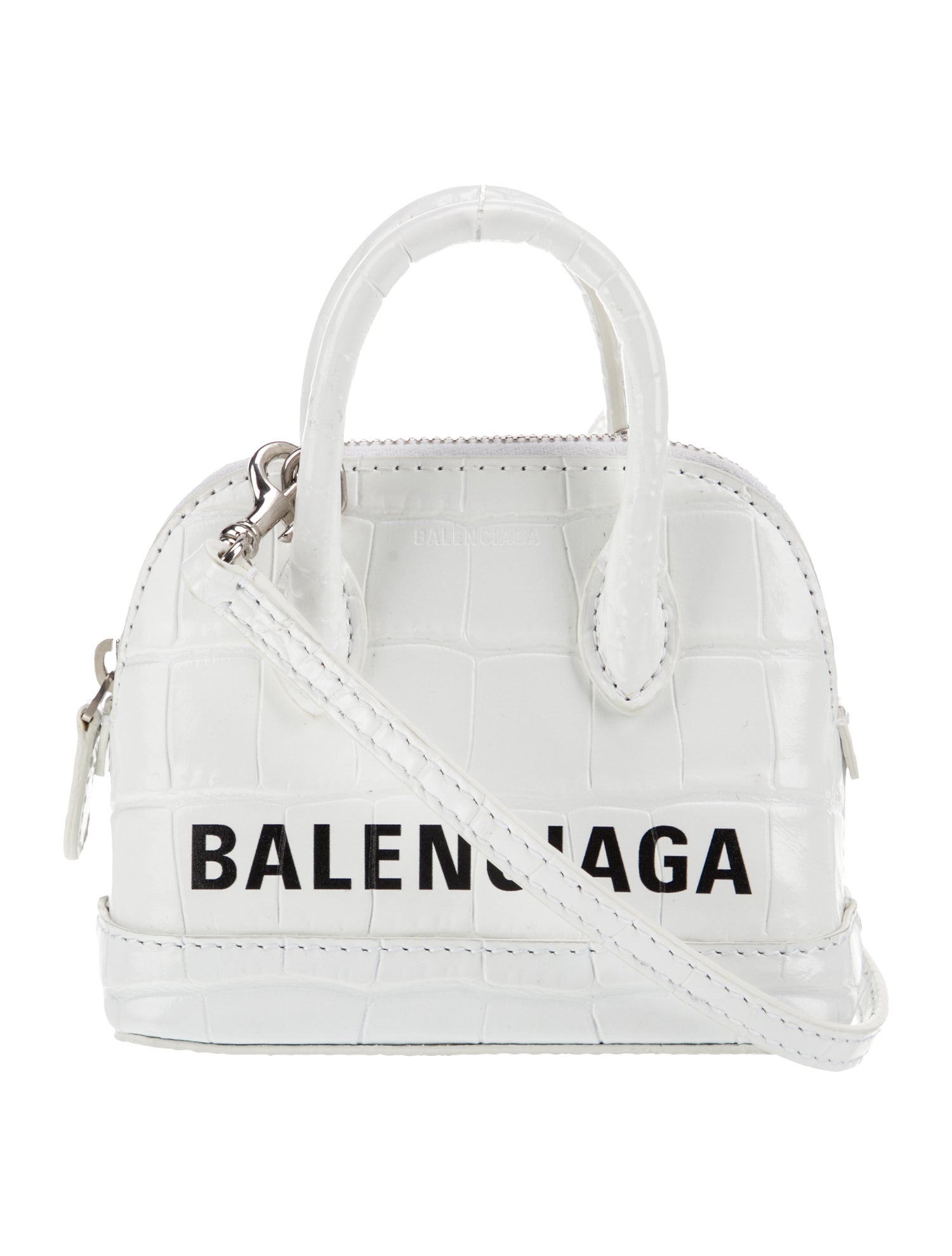 Balenciaga Embossed Leather Ville Mini