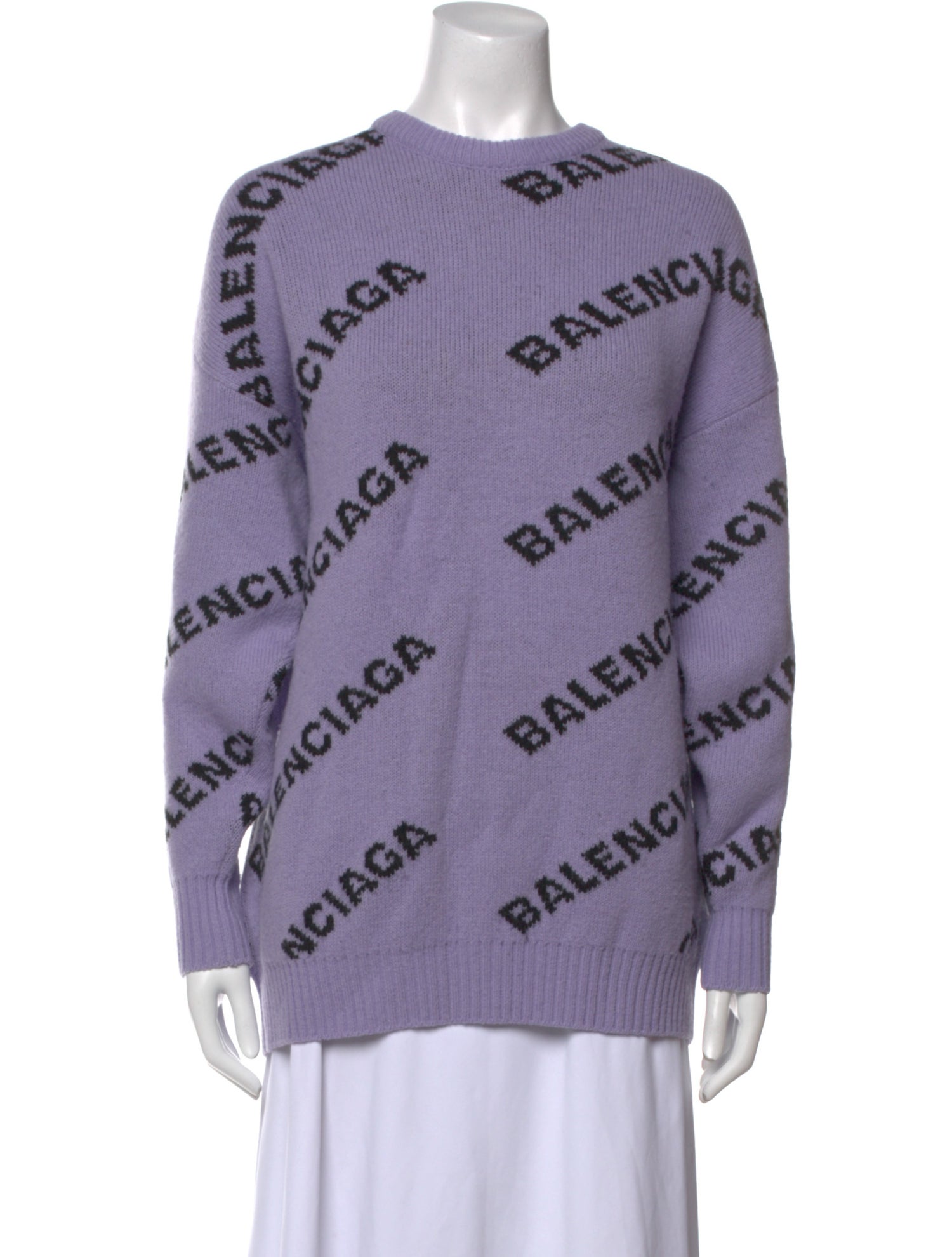 Balenciaga Wool Printed Sweater