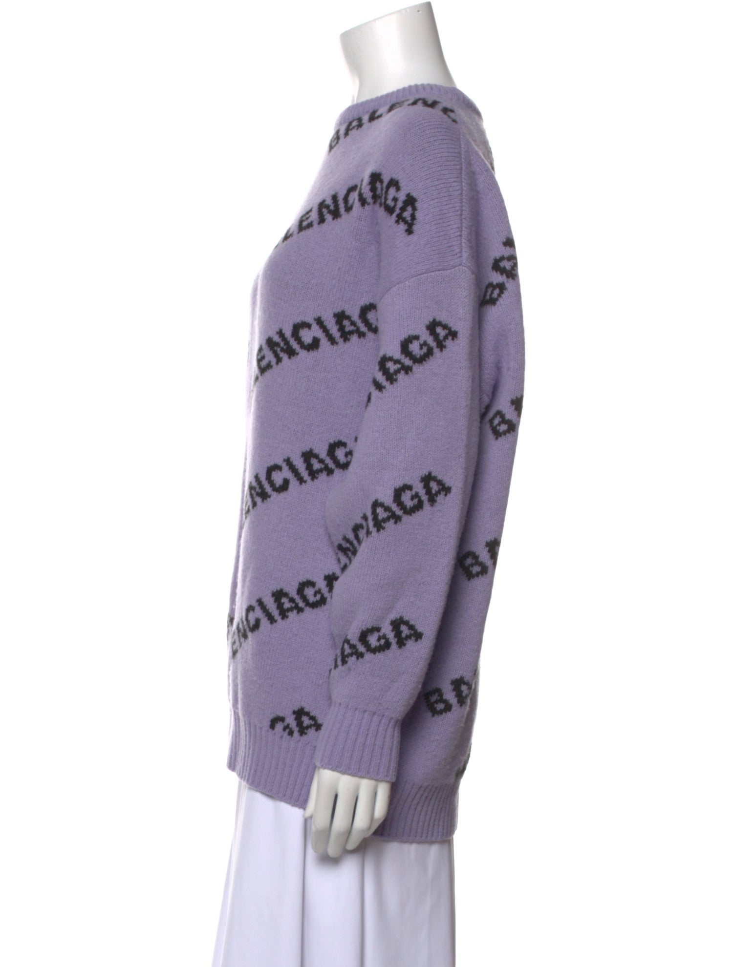 Balenciaga Wool Printed Sweater