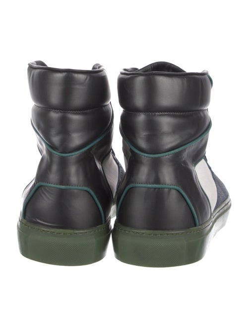 Balenciaga Leather Colorblock Pattern Sneakers