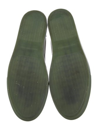 Balenciaga Leather Colorblock Pattern Sneakers