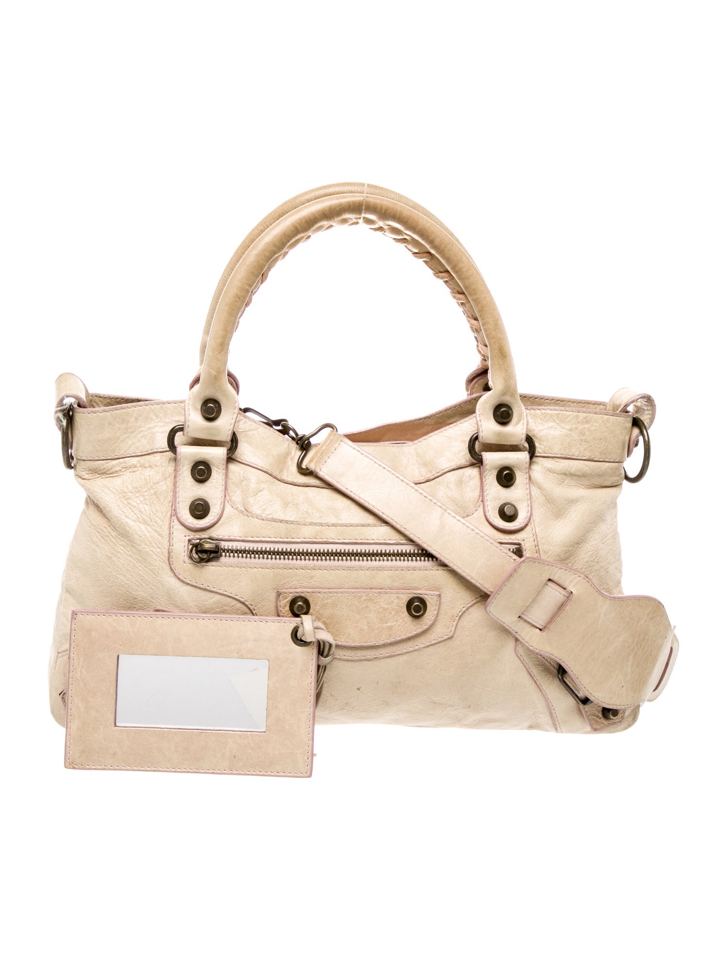 Balenciaga Leather Top Handle Bag