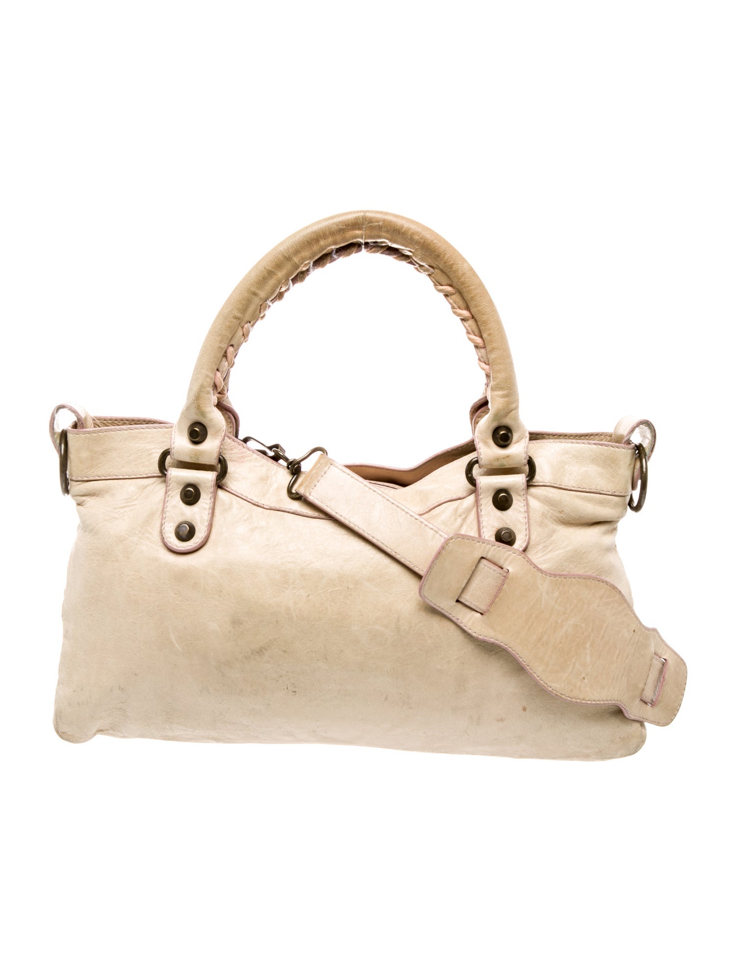 Balenciaga Leather Top Handle Bag