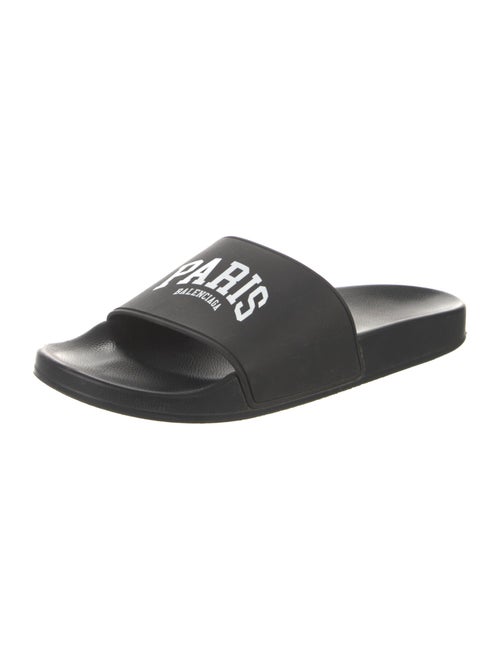 Balenciaga Rubber Printed Slides