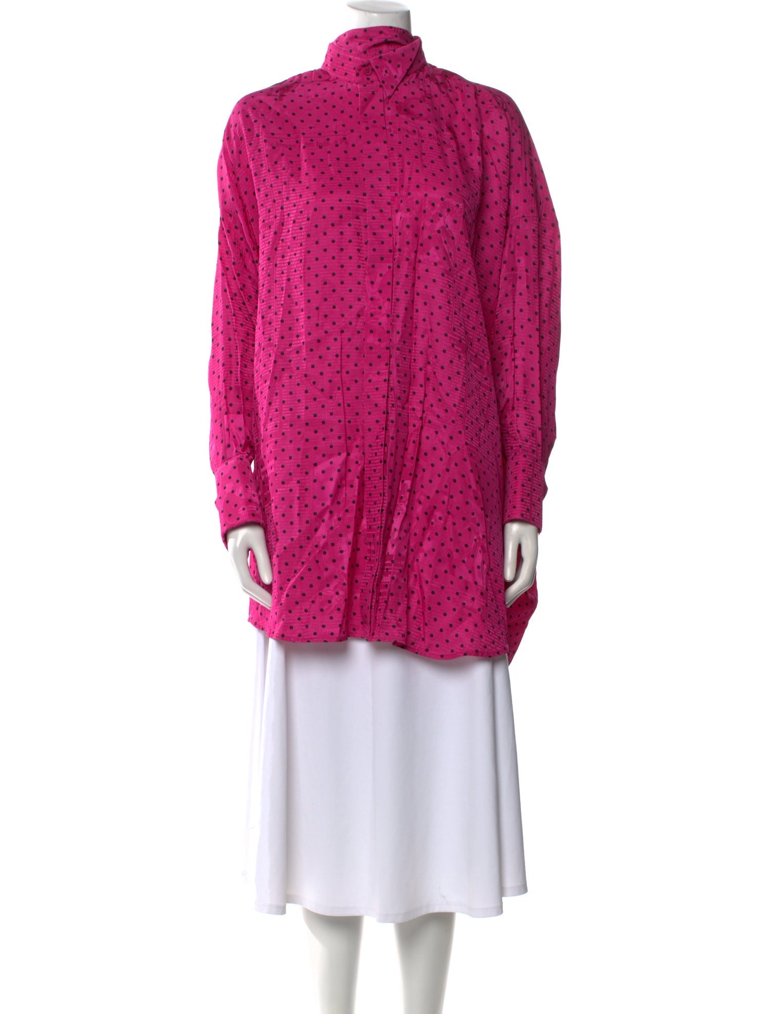 Balenciaga 2020 Printed Tunic w/ Tags