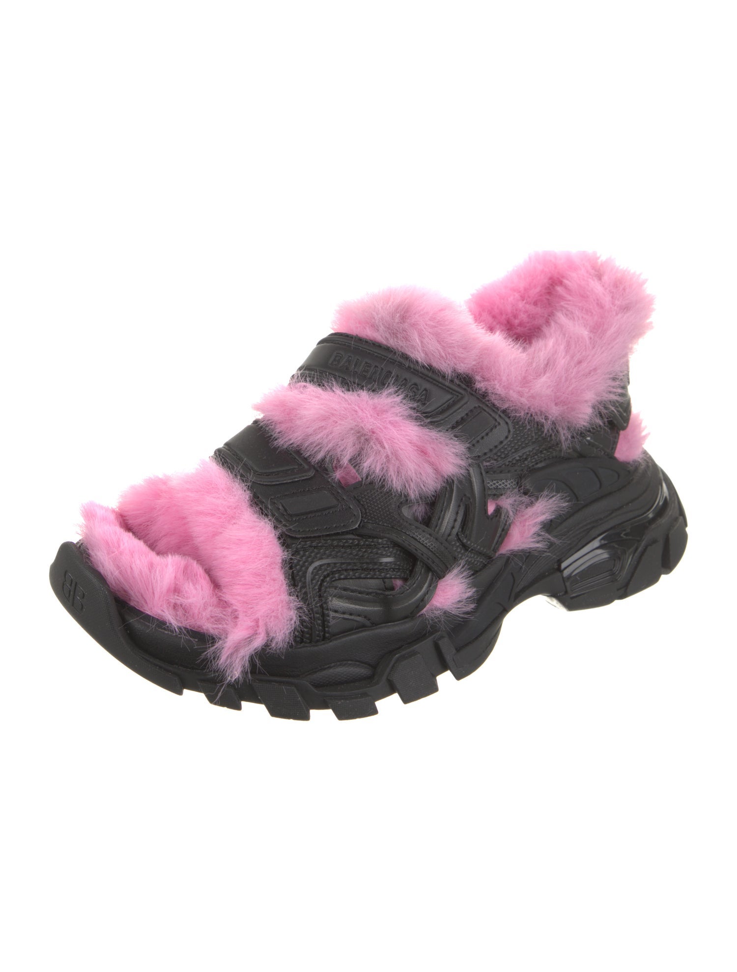 Balenciaga Leather Slides