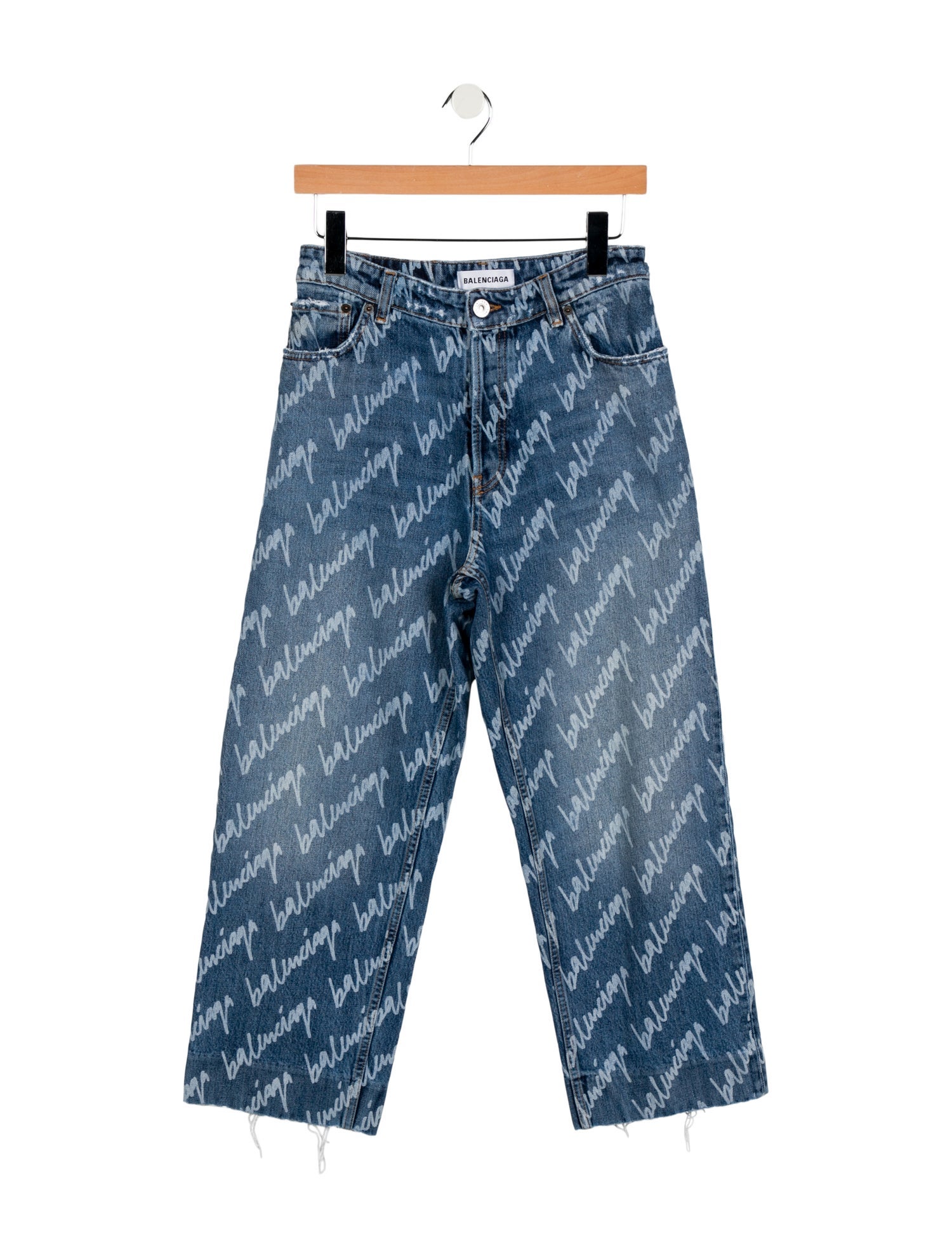 Balenciaga 2021 Wide Leg Jeans