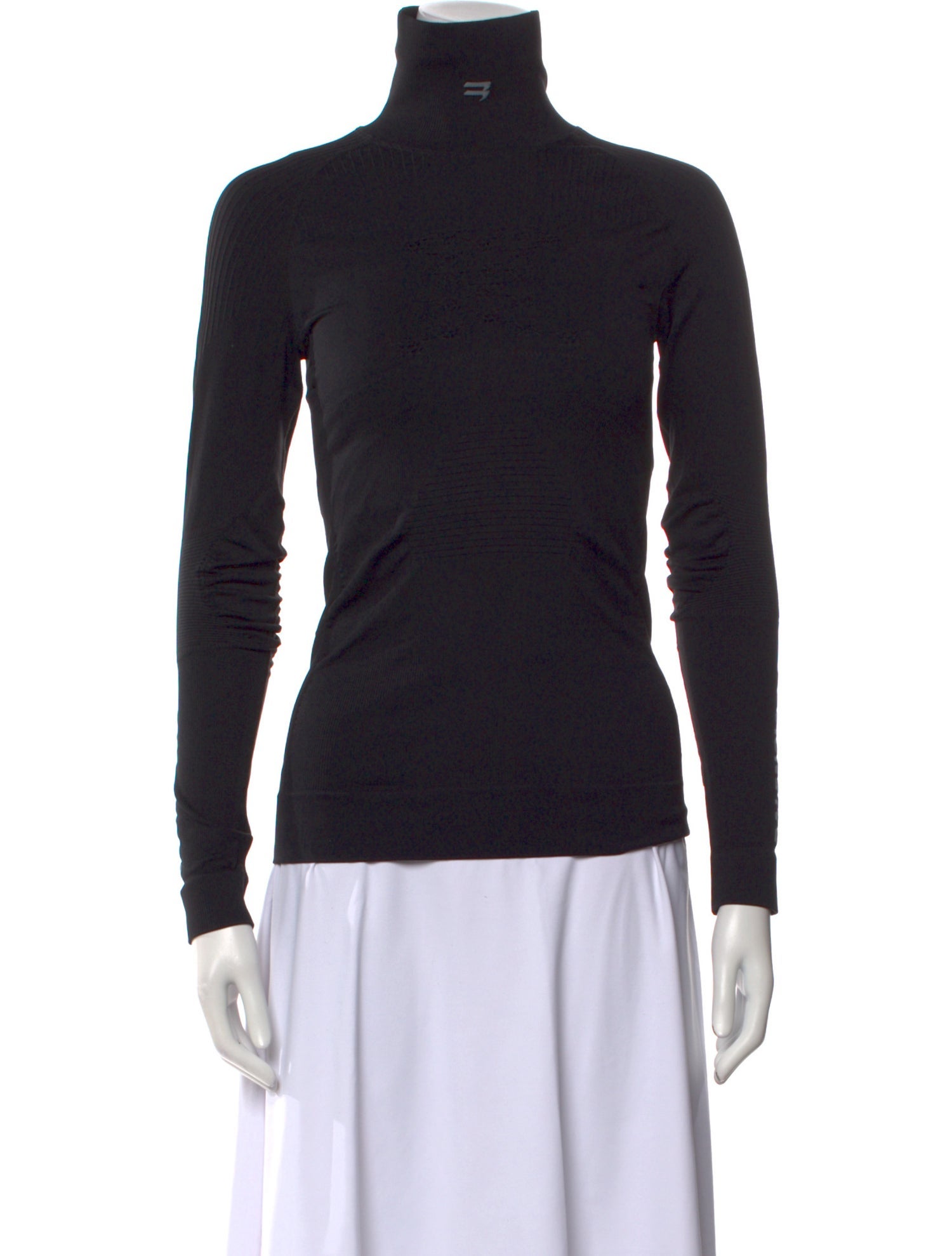 Balenciaga Logo Turtleneck Top w/ Tags