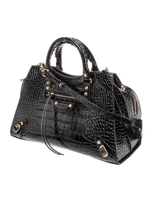 Balenciaga Embossed Leather Classic City Medium