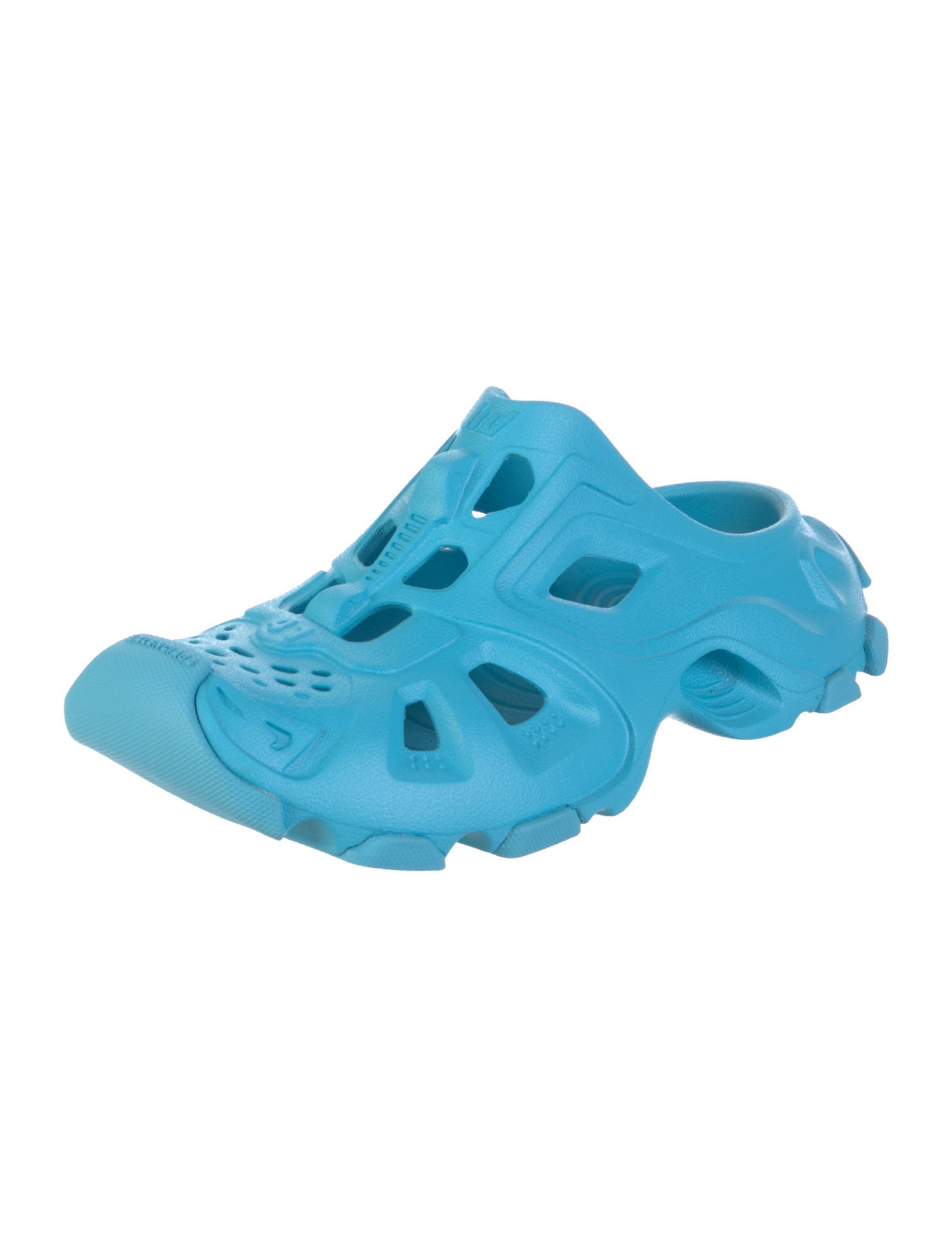 Balenciaga Rubber Lasercut Accents Slippers w/ Tags