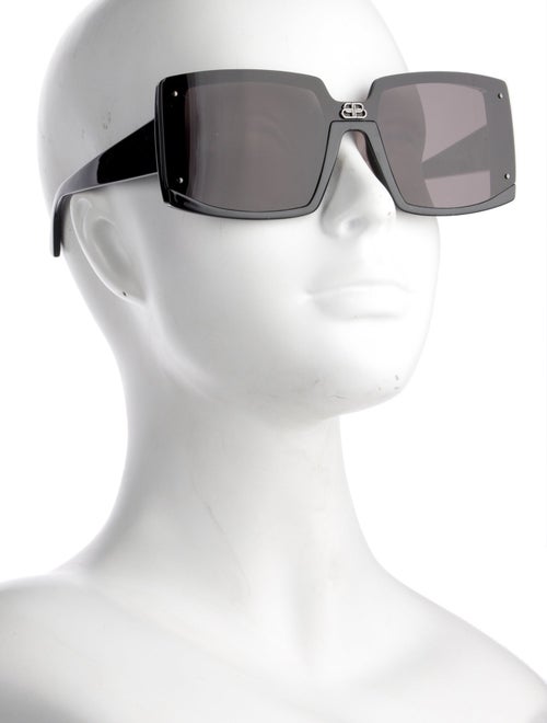 Balenciaga Square Tinted Sunglasses