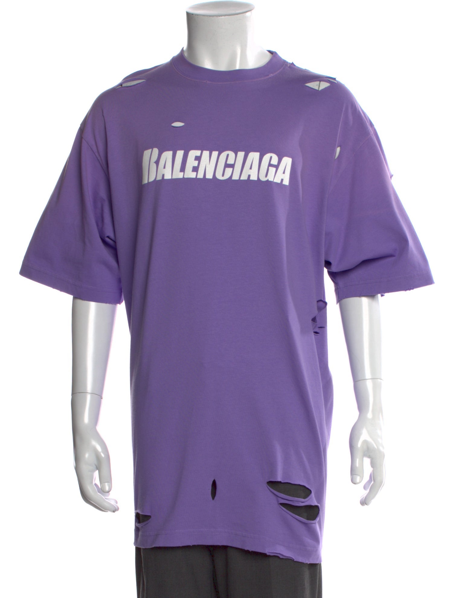 Balenciaga 2024 Graphic Print T-Shirt - Black T-Shirts