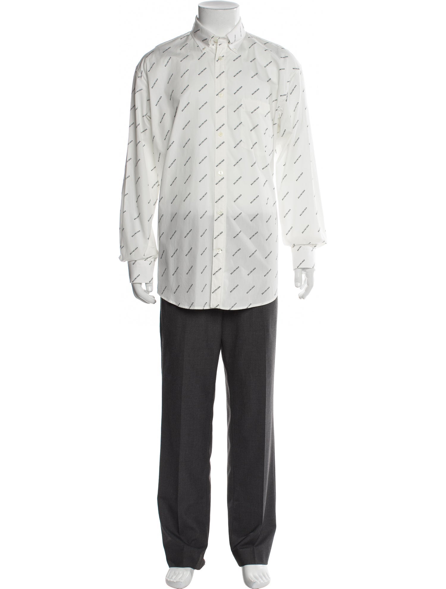 Balenciaga 2021 'All Over' Shirt w/ Tags