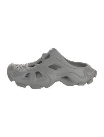 Balenciaga Rubber Lasercut Accents Slides