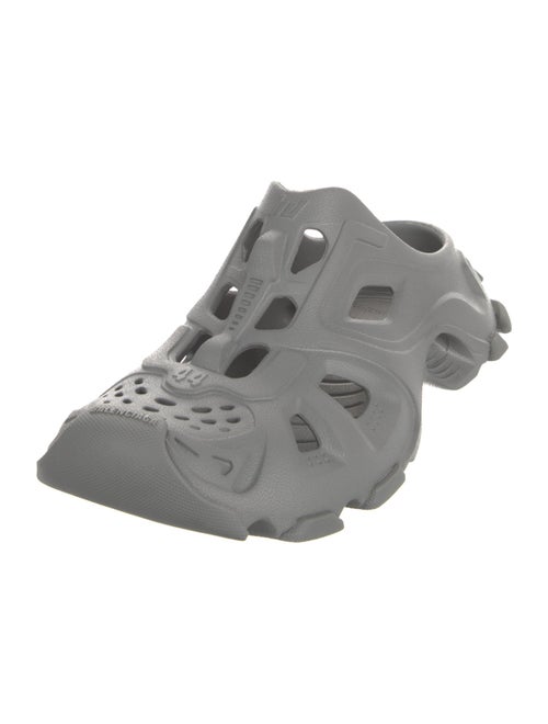 Balenciaga Rubber Lasercut Accents Slides