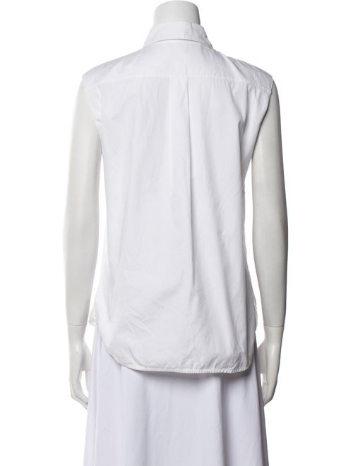 Balenciaga 2014 Sleeveless Button-Up Top