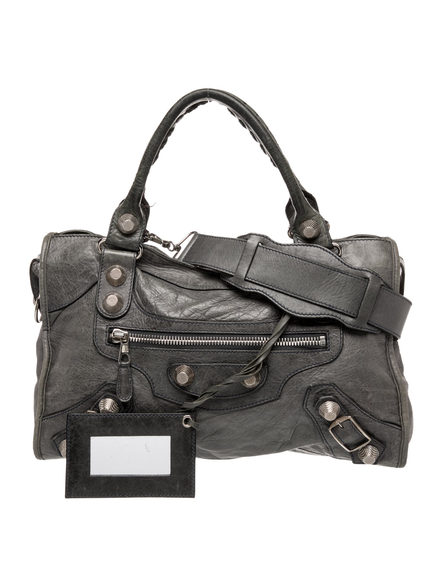 Balenciaga Leather Motocross City Giant