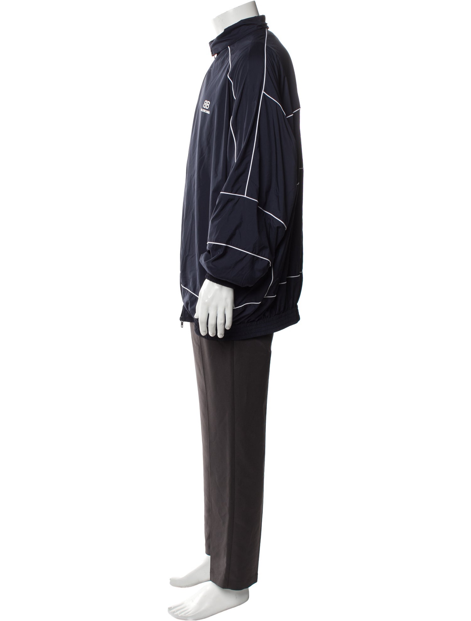Balenciaga 2020 Logo Windbreaker w/ Tags