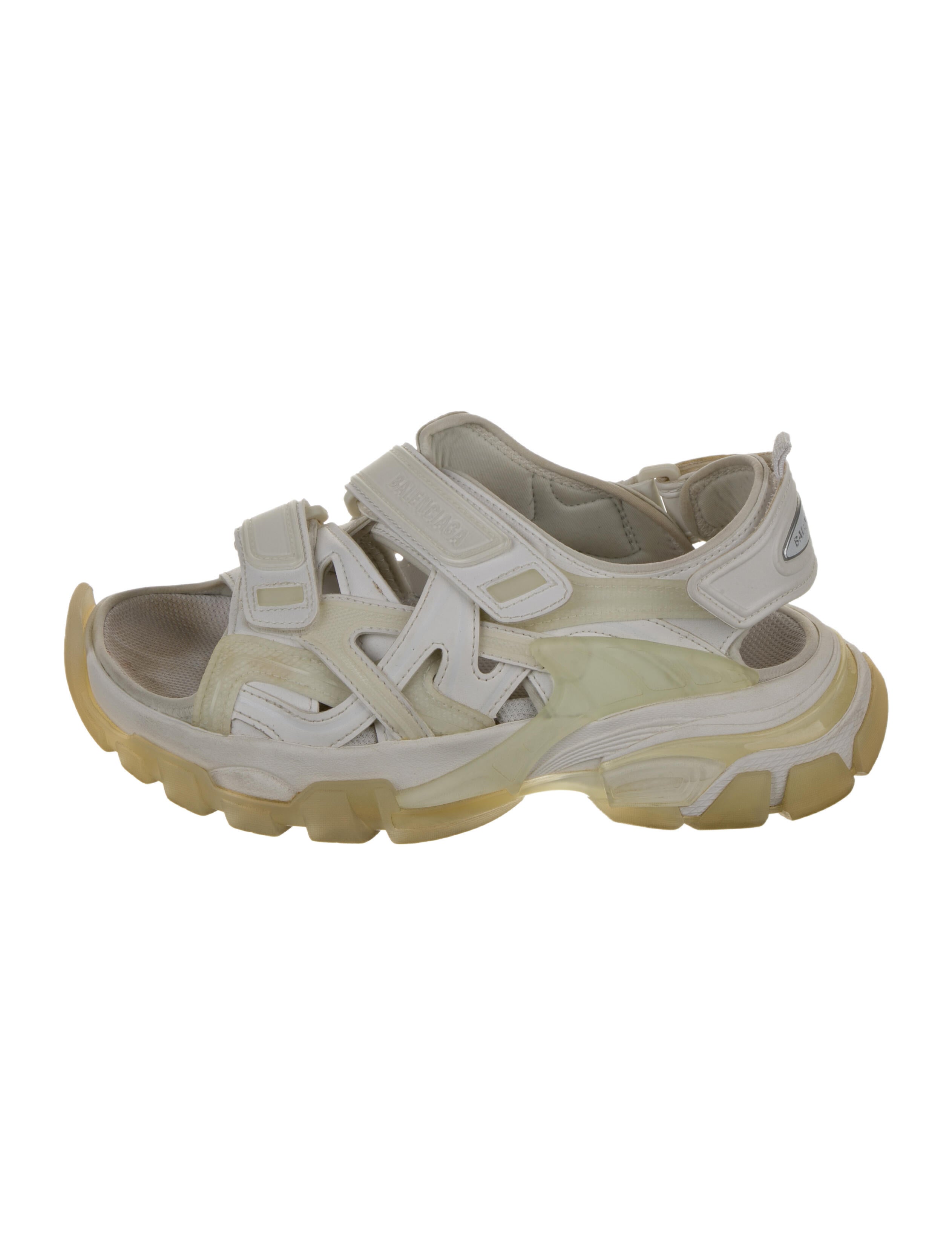 Balenciaga Leather Slingback Sandals