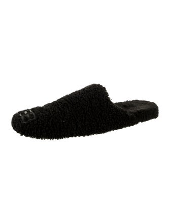 Balenciaga Shearling Slippers