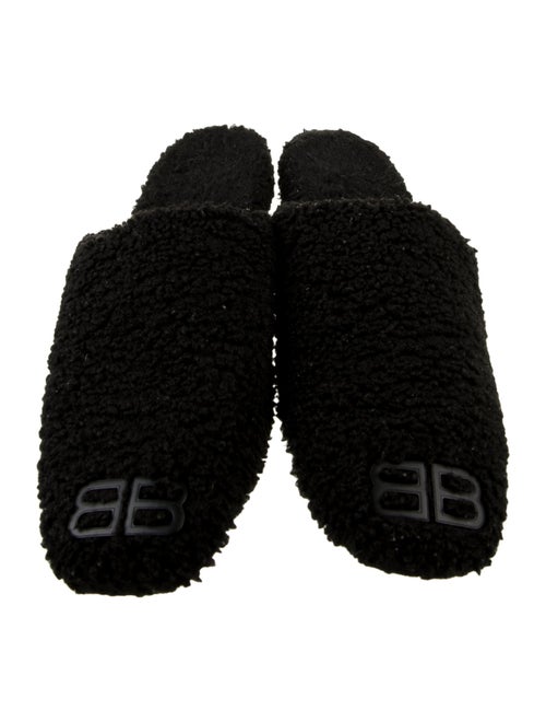 Balenciaga Shearling Slippers