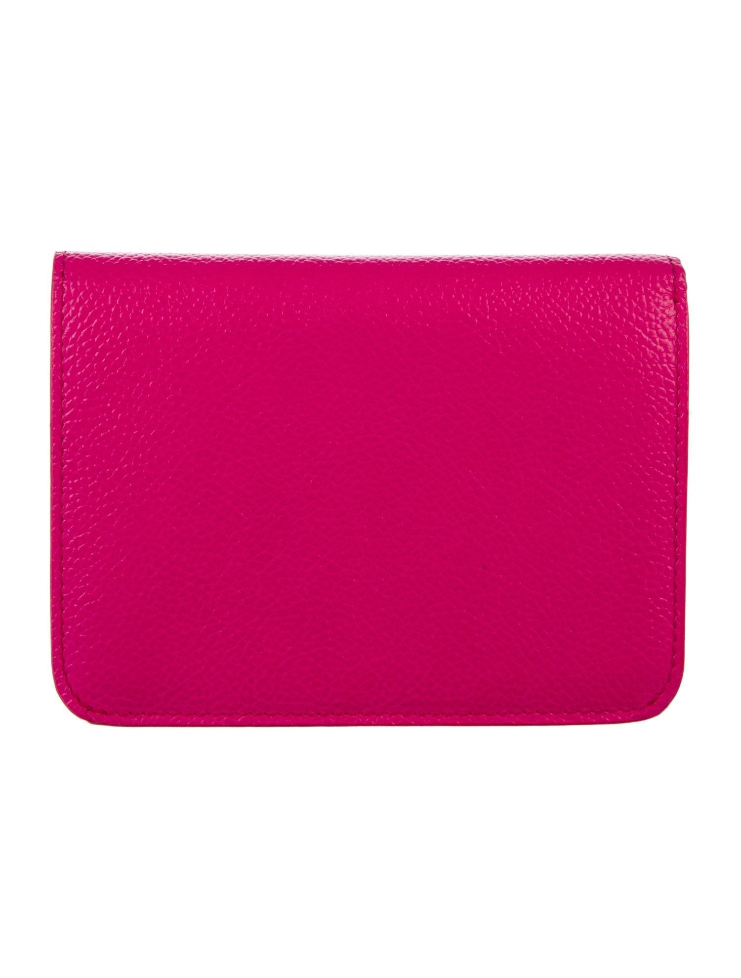 Balenciaga Leather Graphic Print Wallet