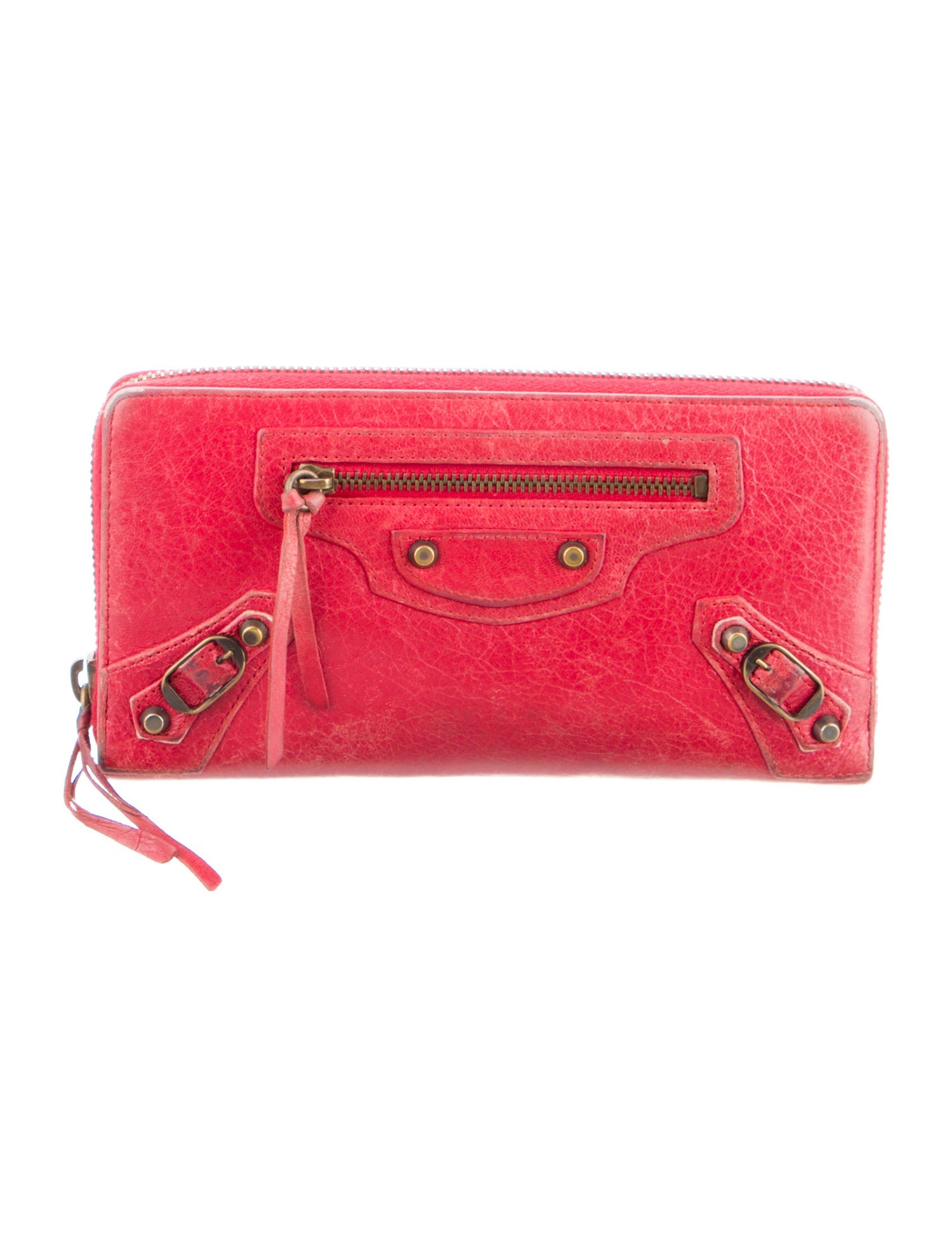 Balenciaga 2013 Motocross Classic Continental Wallet