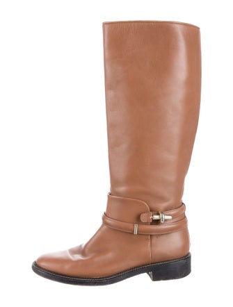 Balenciaga Leather Riding Boots