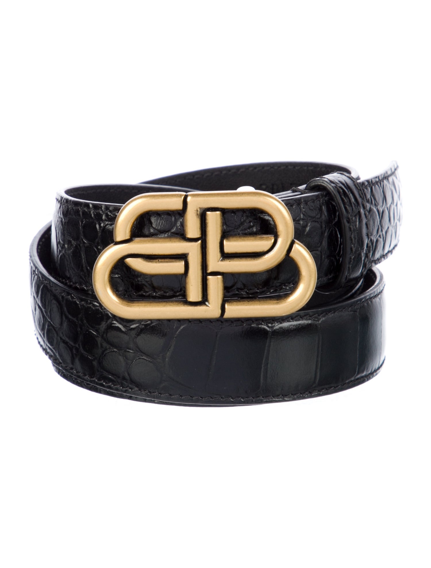 Balenciaga Skinny Leather Belt