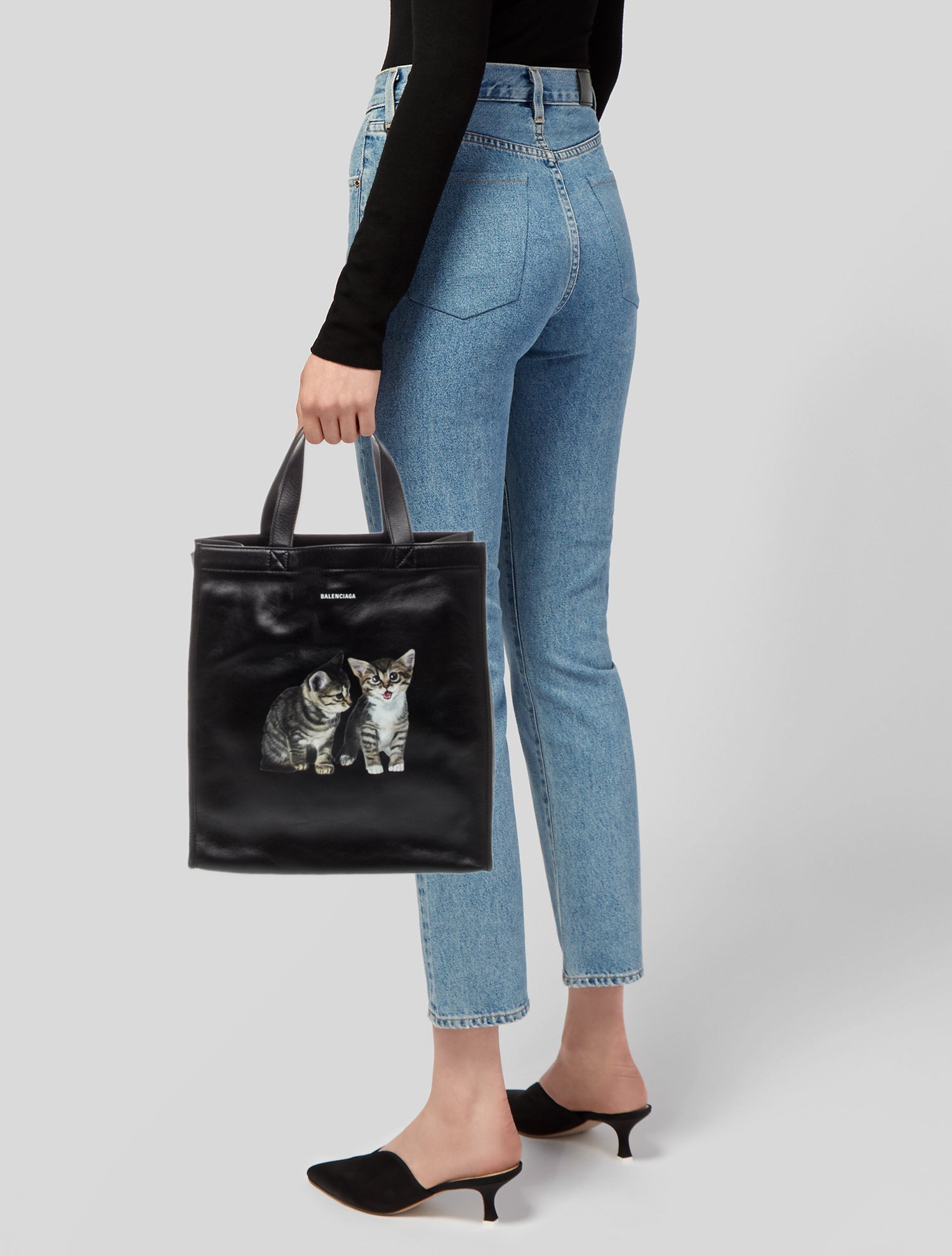 Balenciaga x EREWHON Nylon Tote Bag - Black Totes, Handbags