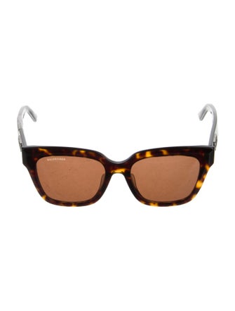 Balenciaga Square Tinted Sunglasses