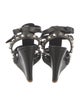 Balenciaga Leather Studded Accents Gladiator Sandals