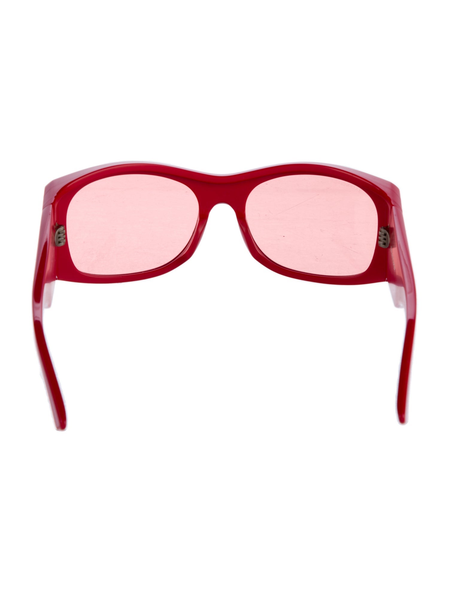 Balenciaga Square Mirrored Sunglasses