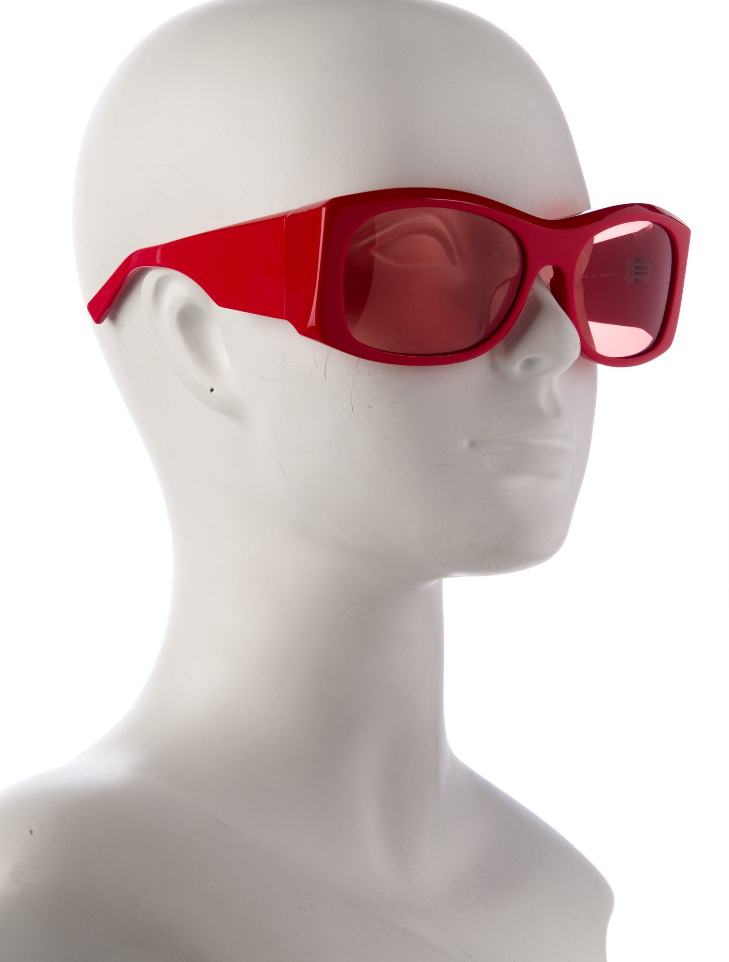 Balenciaga Square Mirrored Sunglasses