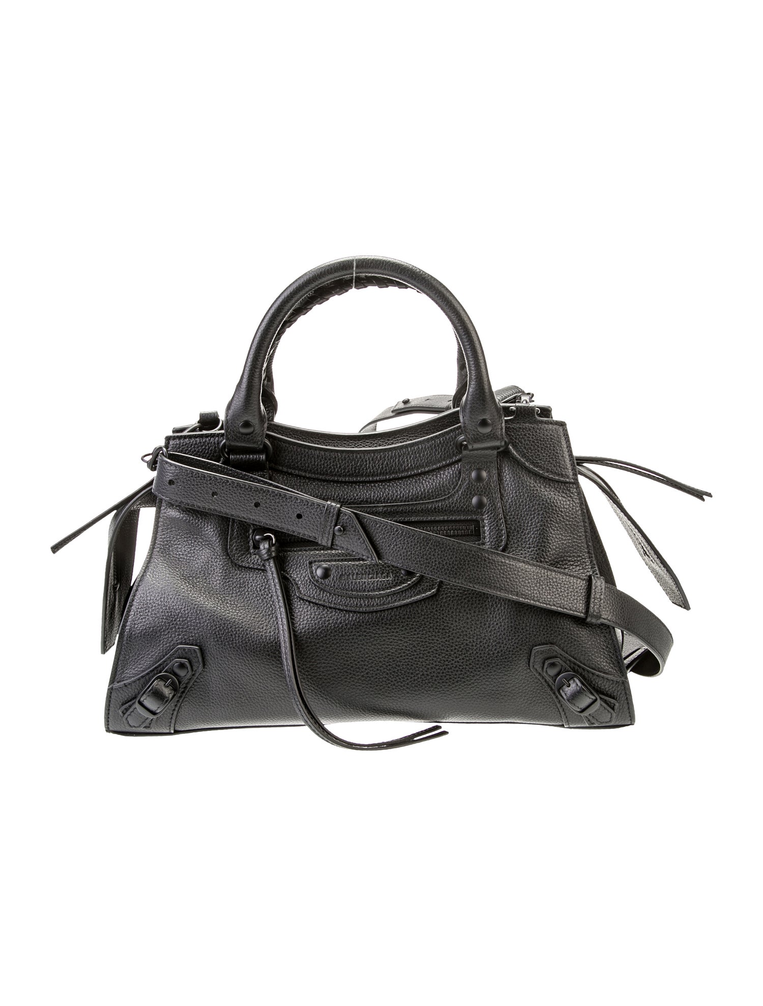 Balenciaga Leather Top Handle Bag 2023