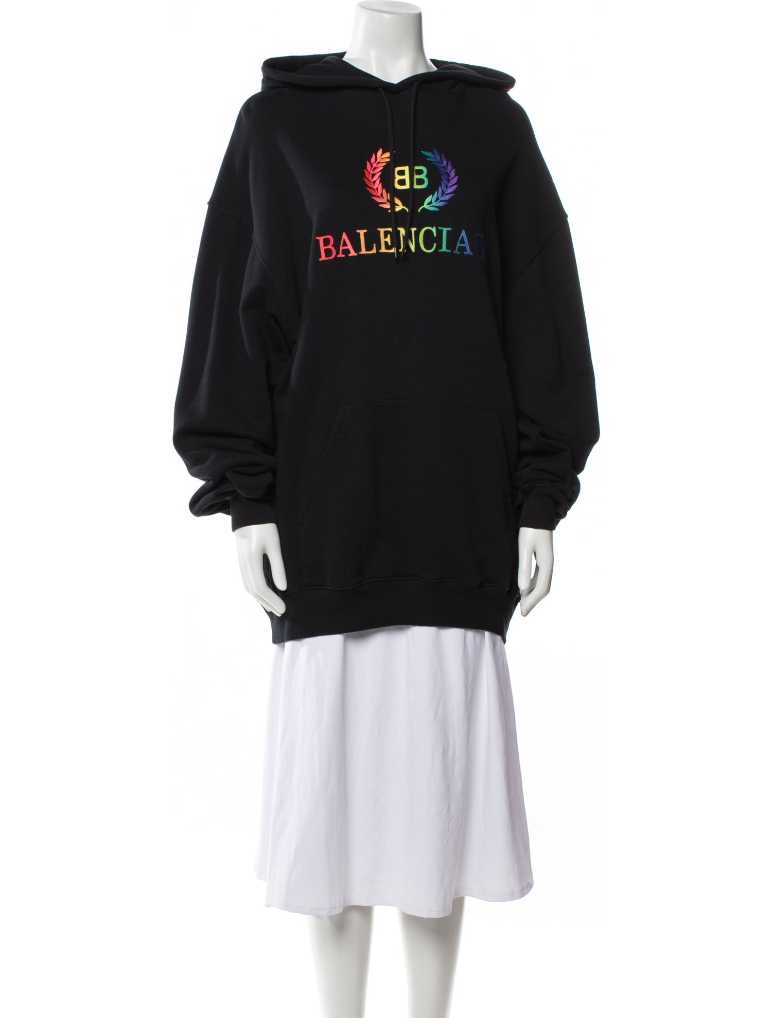 Balenciaga Graphic Print Crew Neck Sweatshirt