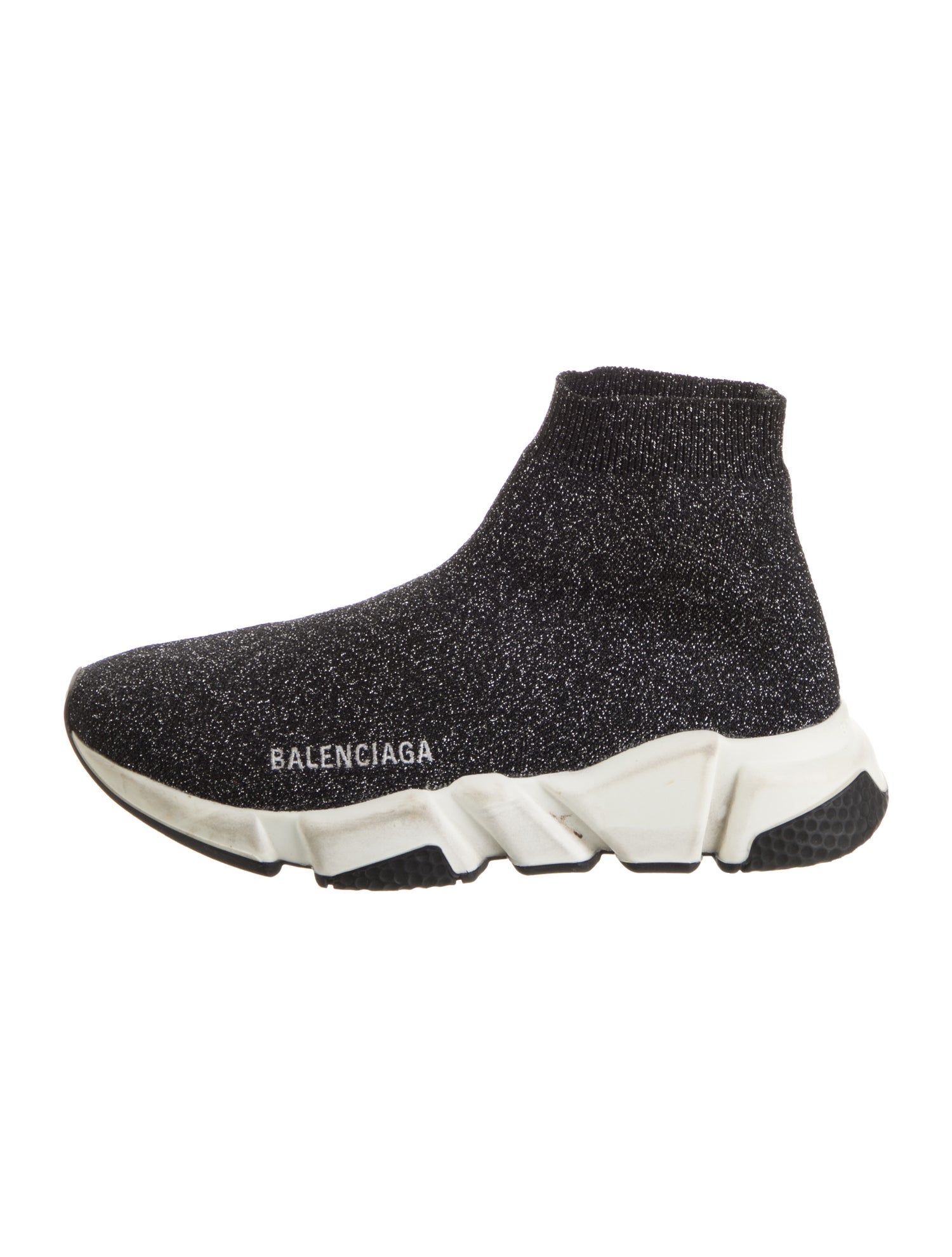Balenciaga Speed Trainer 'Glitter' Sock Sneakers